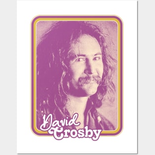 David Crosby / Retro Style Fan Art Posters and Art